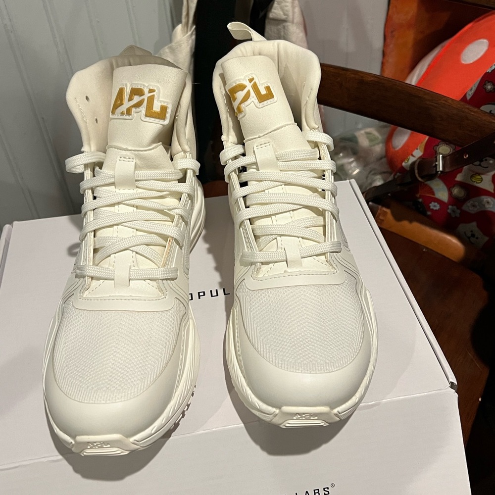 APL Defender in Ivory and 24K Gold Colorway - Women’s 6, 6.5 discontinued style